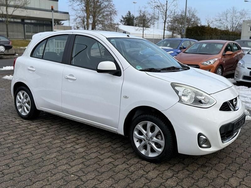 Gebraucht Nissan Micra Acenta 80 PS (58 kW) 2016 Weiß Kleinwagen