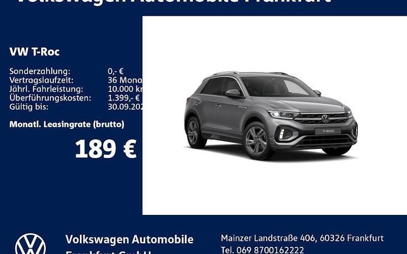 Grau Neu 2025 VW T-Roc R-line SUV | 32.490 € (Fairer Preis) - Bild 1/4