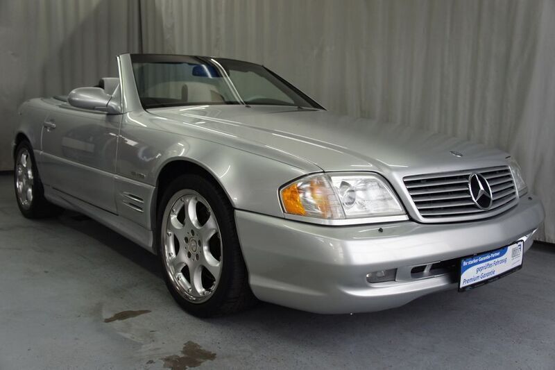 Silber Gebraucht 2001 Mercedes SL500 Cabrio | 39.900 € - Bild 1/4