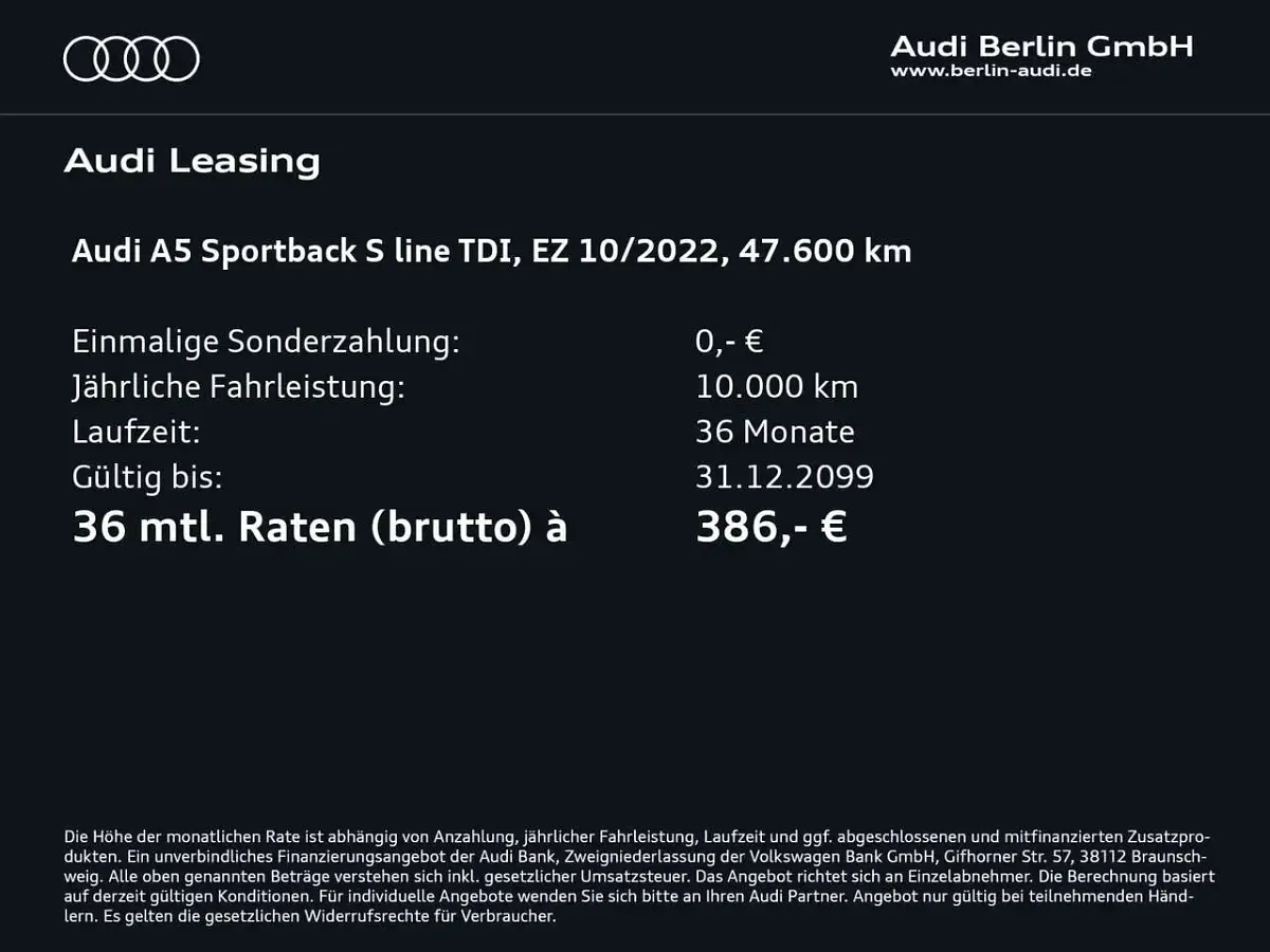 Brugt Audi A5 S-Line 204 HK (150 kW) 2022 Blå Coupe