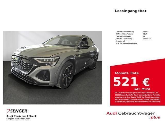 Grau Gebraucht 2024 Audi Q8 e-tron S-Line SUV | 66.890 € - Bild 1/4