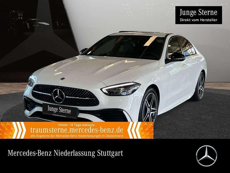 Polarweiß Gebraucht 2024 Mercedes C180 AMG Limousine | 39.490 € (Fairer Preis) - Bild 1/3