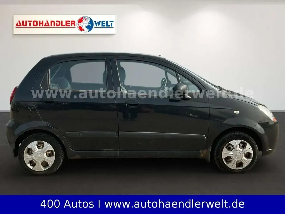 Gebraucht Chevrolet Matiz 52 PS (38 kW) 2009 Karbonschw graphitschw midnigh Kleinwagen