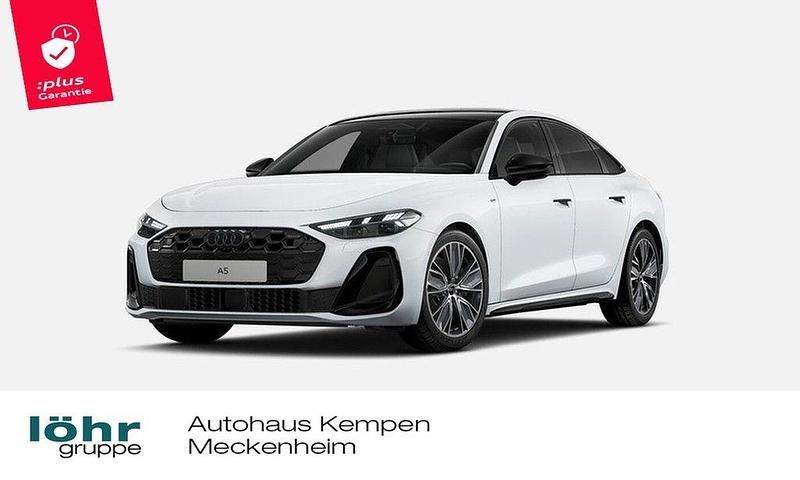 Gletscherweiß metallic Gebraucht 2024 Audi A5 S-Line Coupé | 59.850 € (Fairer Preis) - Bild 1/3