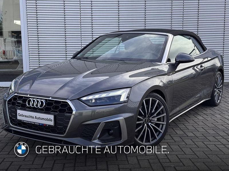 Grau Gebraucht 2021 Audi A5 Cabriolet S-Line Cabrio | 29.809 € (Fairer Preis) - Bild 1/4