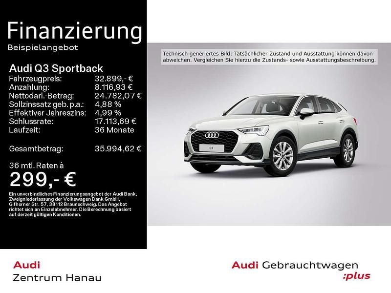 Tausilber metallic Gebraucht 2023 Audi Q3 SUV | 32.899 € (Fairer Preis) - Bild 1/4