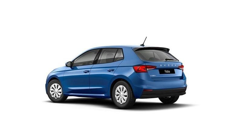 Neu Skoda Fabia Essence 80 PS (58 kW) 2025 Blau Limousine