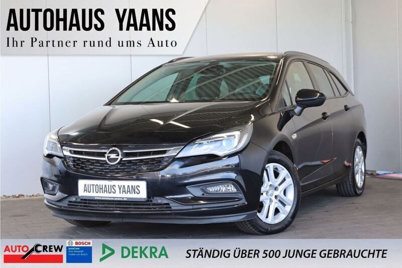 Onyx schwarz Gebraucht 2017 Opel Astra Edition Limousine | 8.989 € (Teuer) - Bild 1/1