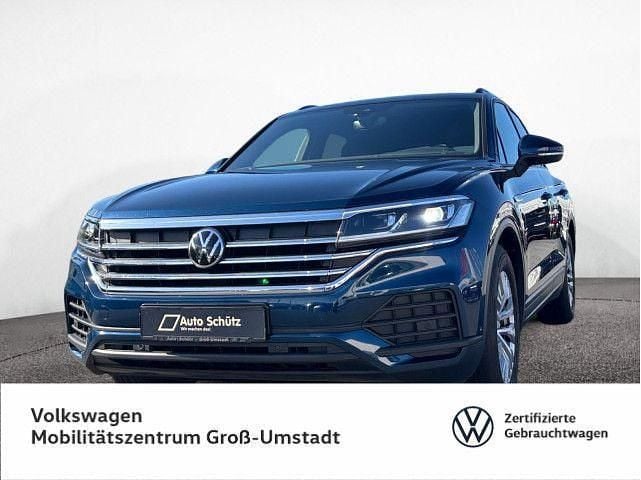 Aquamarinblau metallic Gebraucht 2021 VW Touareg Basis SUV | 50.980 € (Fairer Preis) - Bild 1/4