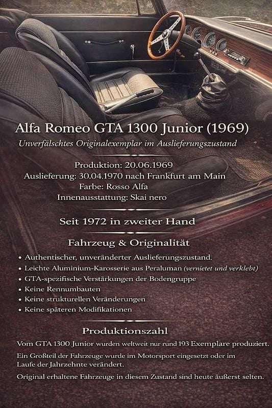 Gebraucht Alfa Romeo GTA 95 PS (69 kW) 1970 Rot Coupé