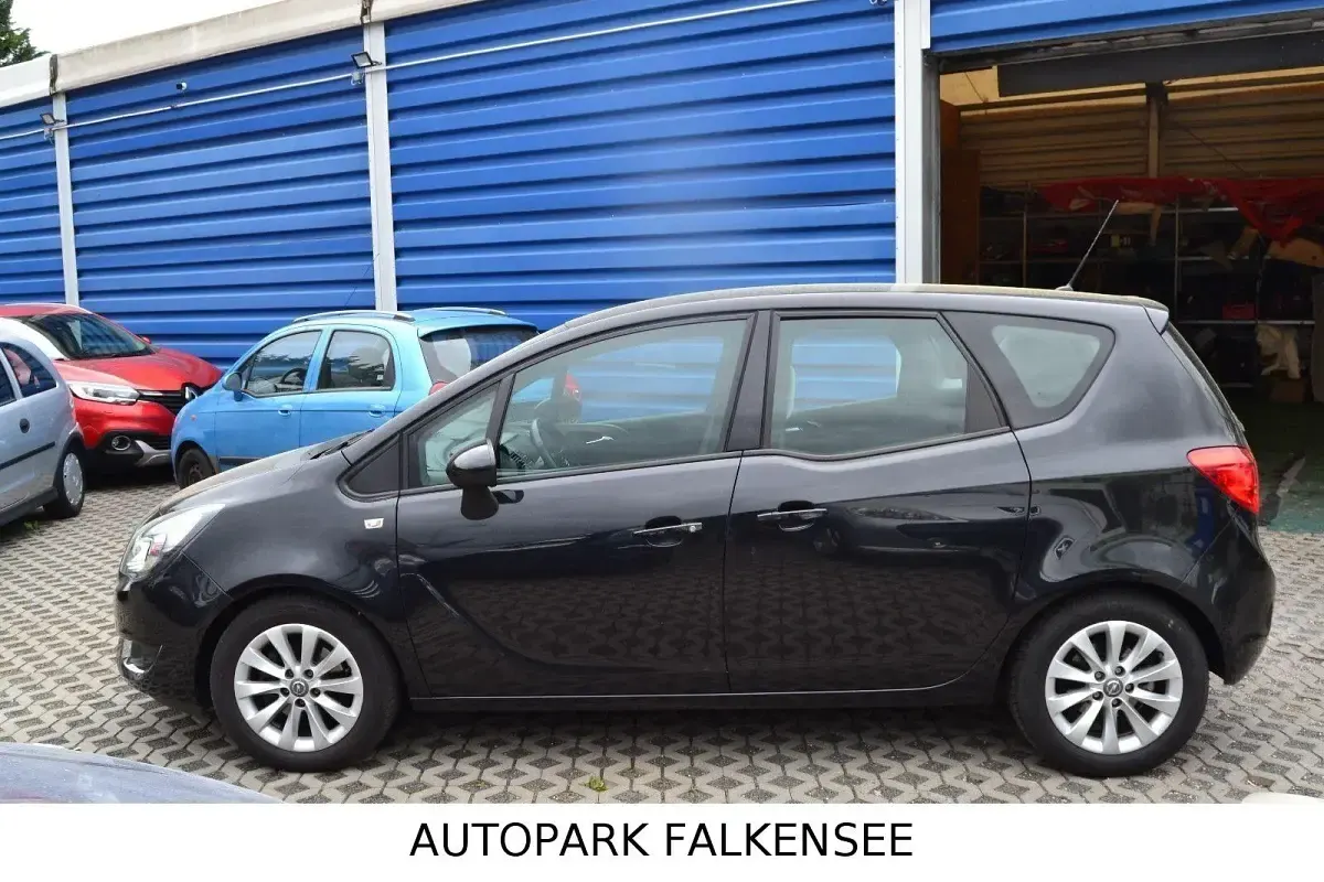 Gebraucht Opel Meriva Style 120 PS (88 kW) 2014 Schwarz Van / Kleinbus