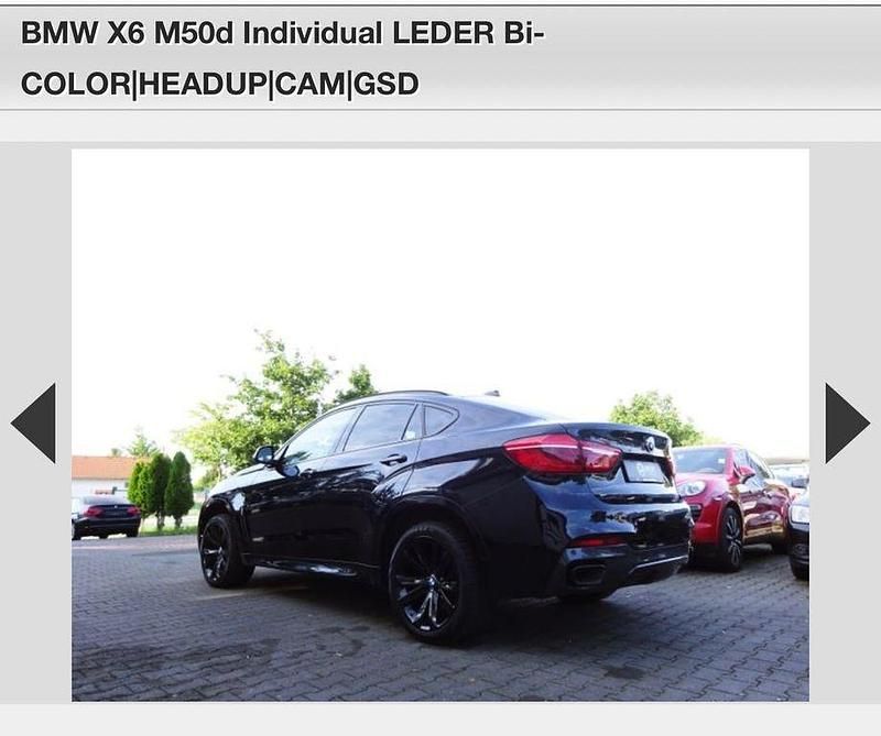 Gebraucht BMW X6 M50 Performance 381 PS (280 kW) 2015 Orange SUV