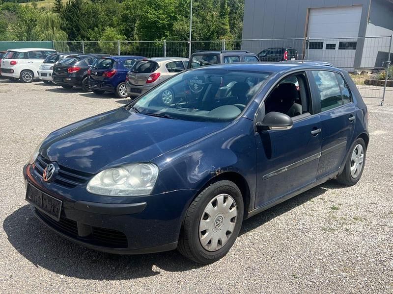 Blau Gebraucht 2008 VW Golf V Trendline Limousine | 550 € (Superpreis) - Bild 1/4