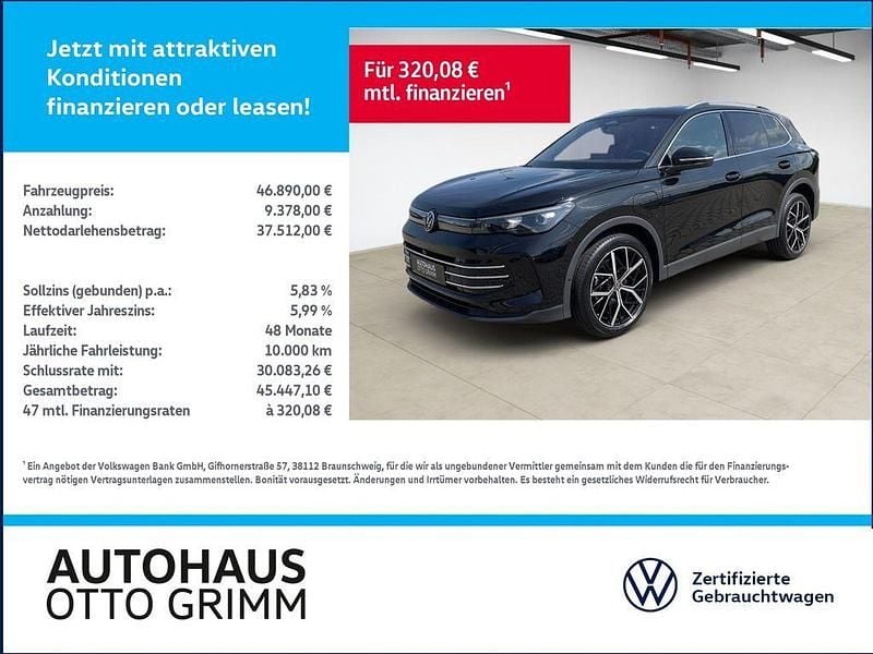 Gebraucht VW Tiguan Elegance 177 PS (130 kW) 2025 Schwarz SUV
