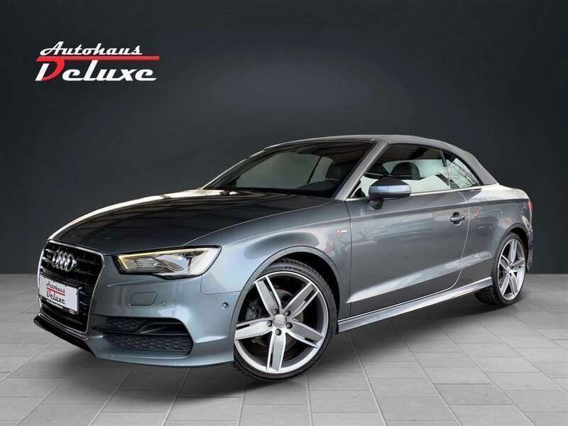 Grau Gebraucht 2015 Audi A3 Cabriolet S-Line Cabrio | 21.900 € (Etwas zu teuer) - Bild 1/4