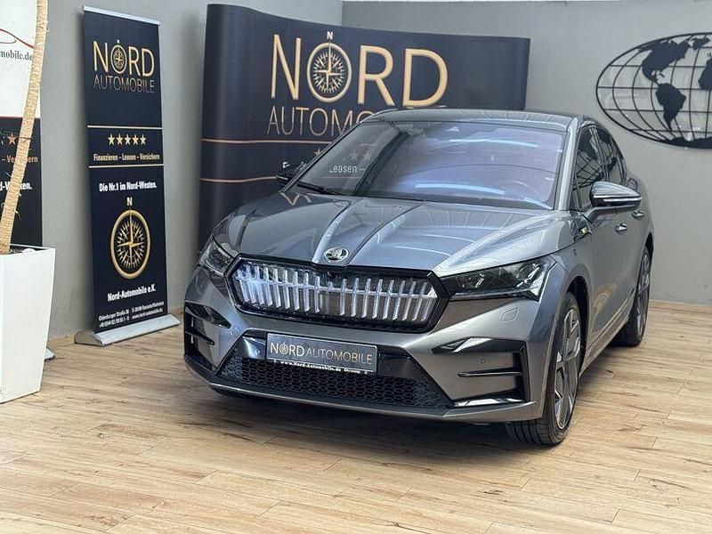 Graphitegrau metallic (metallic) Gebraucht 2023 Skoda Enyaq iV RS SUV | 37.699 € (Guter Preis) - Bild 1/3