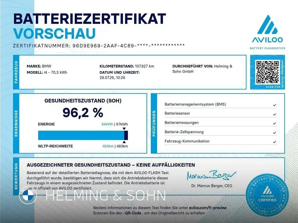 Gebraucht BMW i4 Sport Line 210 kW (286 PS) 2023 Schwarz Limousine
