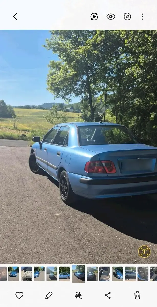 Gebraucht Mitsubishi Carisma 99 PS (72 kW) 1999 Blau Limousine