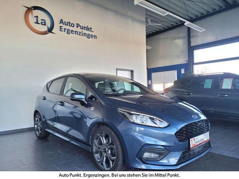 Gebraucht Ford Fiesta ST-Line 101 PS (74 kW) 2018 Blau Kleinwagen
