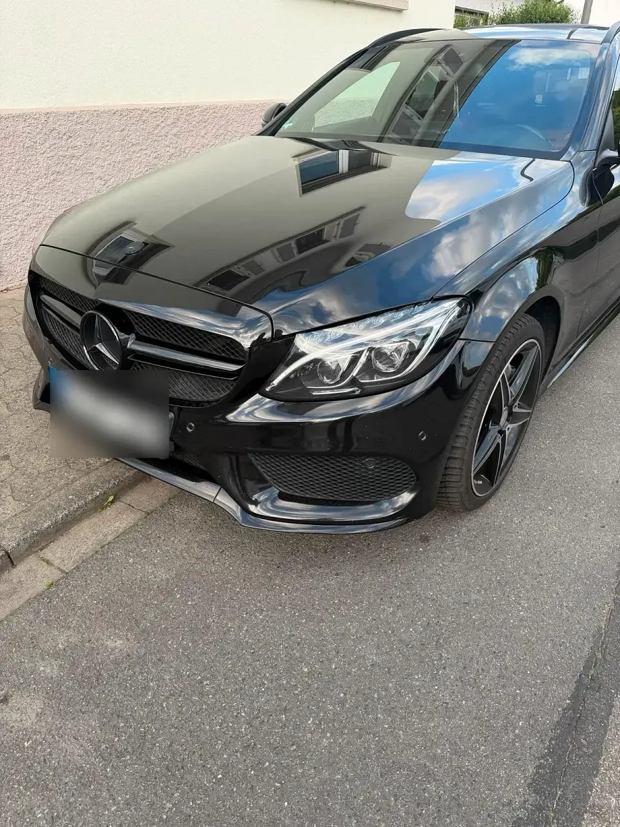 Gebraucht Mercedes C220 AMG line 170 PS (125 kW) 2015 Schwarz Kombi