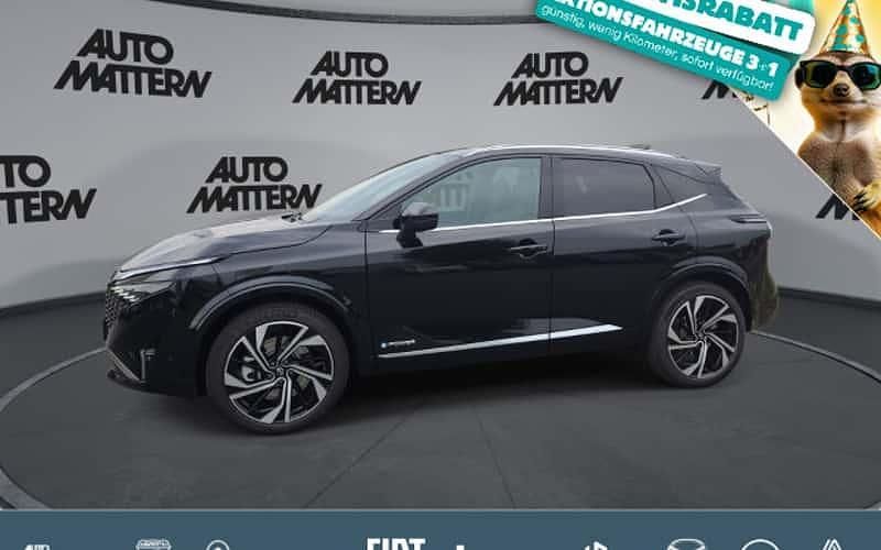 Schwarz Gebraucht 2025 Nissan Qashqai Tekna+ SUV | 39.460 € (Etwas zu teuer) - Bild 1/4