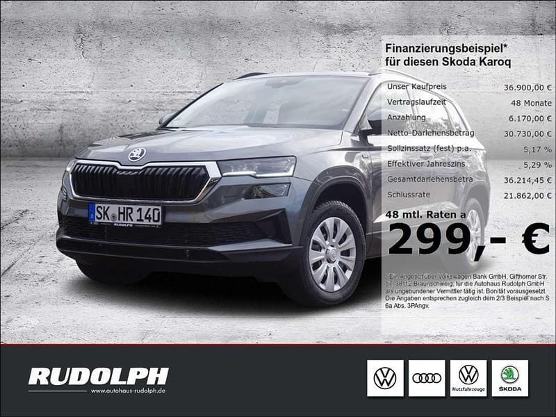 Grau Gebraucht 2024 Skoda Karoq Drive SUV | 36.900 € (Fairer Preis) - Bild 1/4