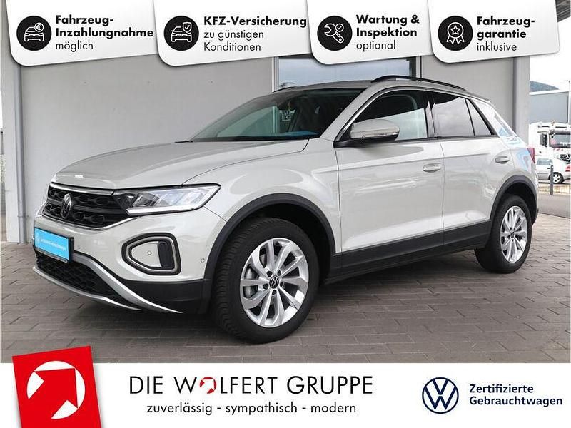 Ascotgrau Gebraucht 2023 VW T-Roc Life SUV | 22.850 € (Superpreis) - Bild 1/3