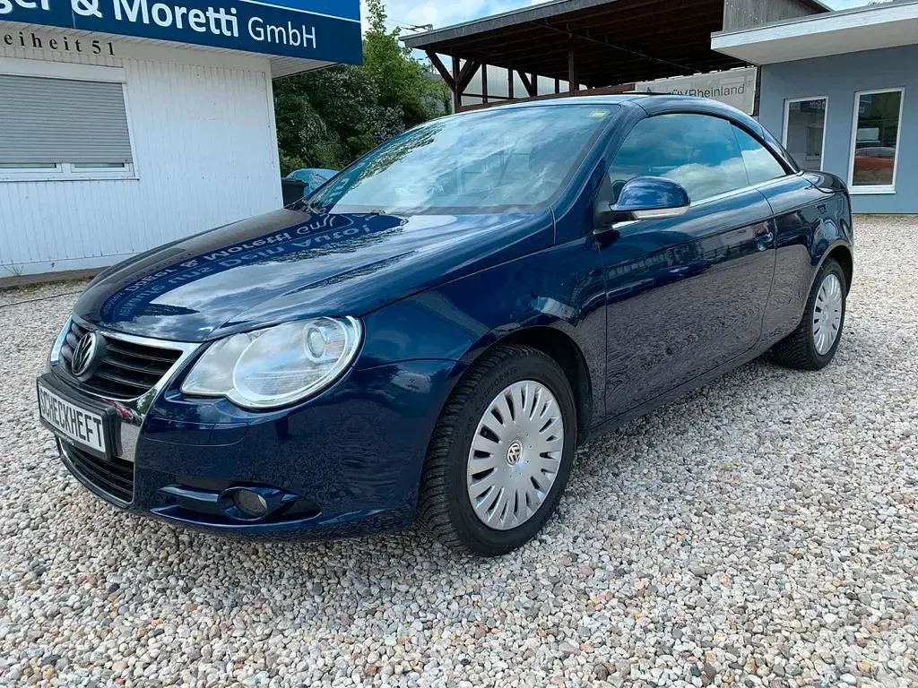 Gebraucht VW Eos 116 PS (85 kW) 2007 Blau Cabrio