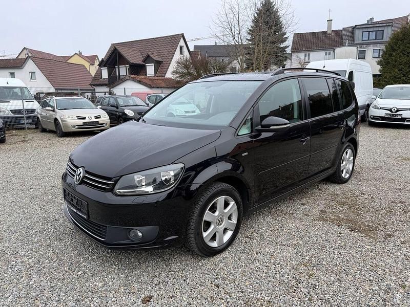Gebraucht VW Touran Match 140 PS (102 kW) 2013 Schwarz Van / Kleinbus