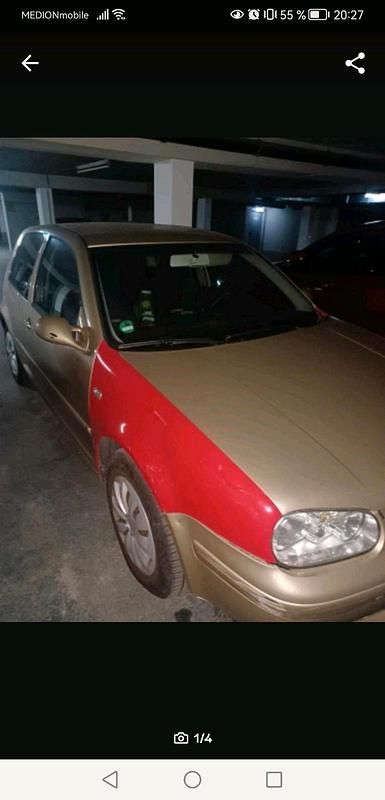 Gebraucht VW Golf IV 70 PS (51 kW) 2003 Gold Kleinwagen