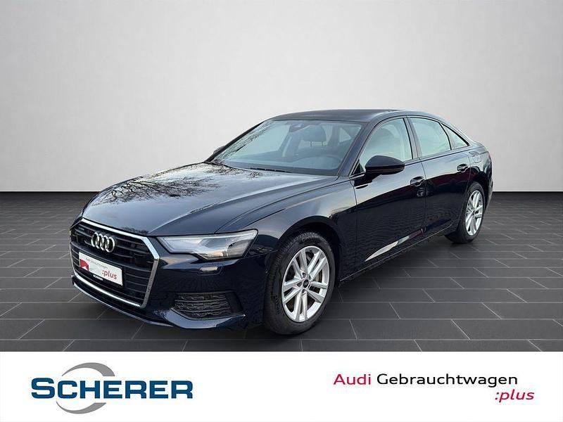 Firmamentblau metallic (metallic) Gebraucht 2022 Audi A6 Basis Limousine | 32.990 € (Superpreis) - Bild 1/4