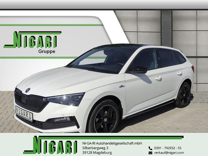 Weiss Gebraucht 2020 Skoda Scala Monte Carlo Kleinwagen | 17.990 € (Guter Preis) - Bild 1/4