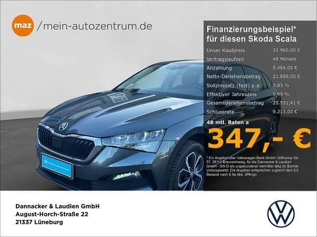 Quarz grau Gebraucht 2020 Skoda Scala Drive Kleinwagen | 22.960 € (Teuer) - Bild 1/3