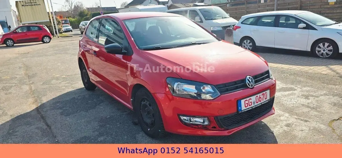 Occasion VW Polo Trendline 90 ch (66 kW) 2011 Orange Citadine