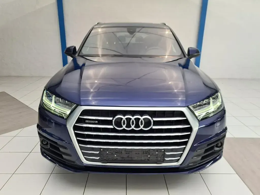 Gebraucht Audi Q7 S-Line 286 PS (210 kW) 2018 Navarrablau metallic SUV