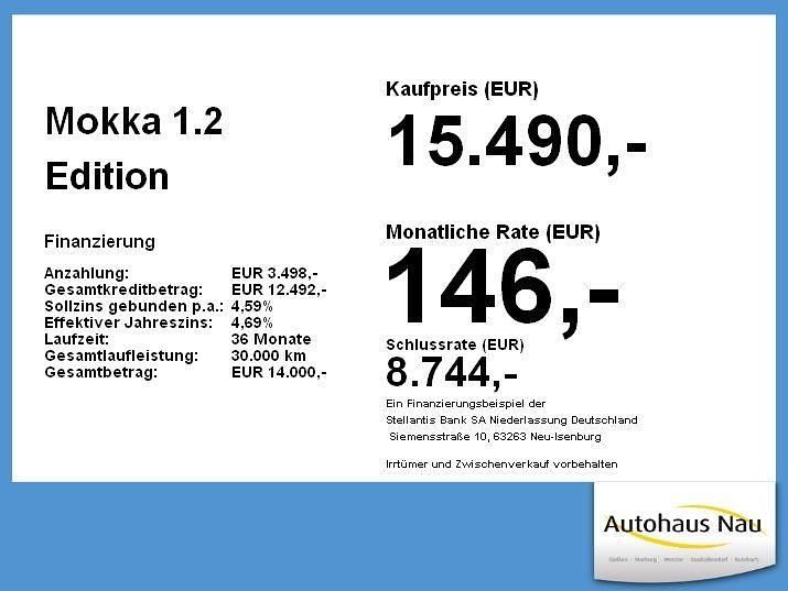 Gebraucht Opel Mokka Edition 101 PS (74 kW) 2023 Grau SUV