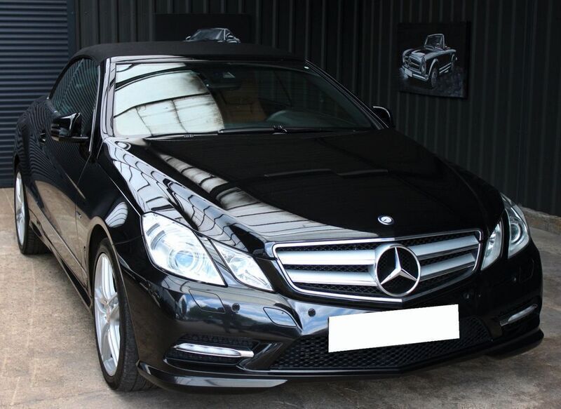 Schwarz Gebraucht 2011 Mercedes E250 AMG Cabrio | 16.990 € (Etwas zu teuer) - Bild 1/4