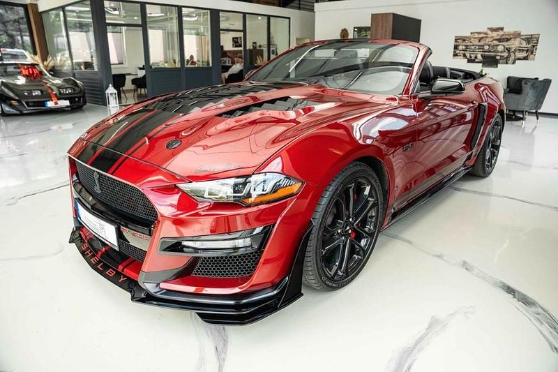Rot Gebraucht 2019 Ford Mustang GT Cabrio | 43.490 € (Teuer) - Bild 1/4