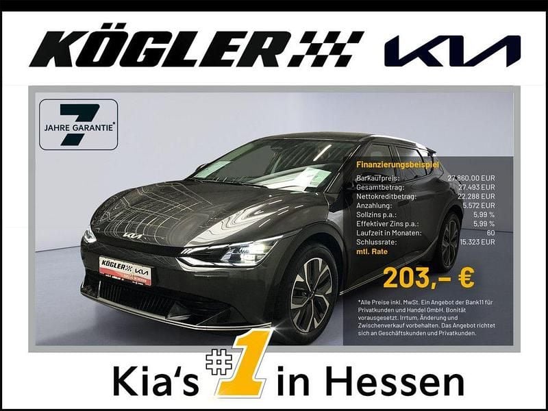 Interstellar grau Gebraucht 2022 Kia EV6 Air SUV | 27.860 € (Guter Preis) - Bild 1/3
