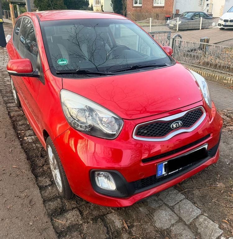Gebraucht Kia Picanto Spirit 86 PS (63 kW) 2015 Rot Kleinwagen