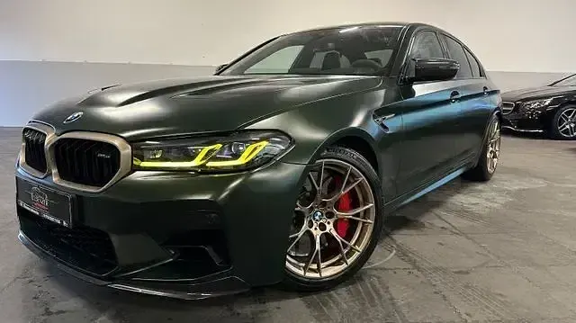 Gebraucht BMW M5 Performance 635 PS (467 kW) 2022 Sonderlackierung frozen green Limousine