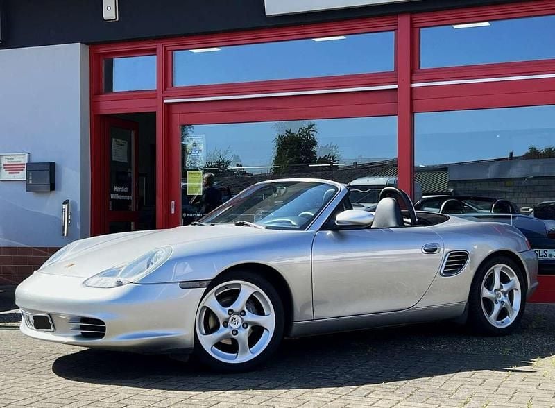 Gebraucht Porsche Boxster 228 PS (167 kW) 2003 Arktissilber metallic Cabrio
