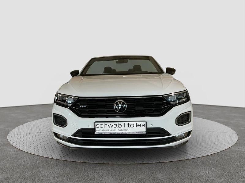 Gebraucht VW T-Roc Cabriolet R-line 150 PS (110 kW) 2021 Weiß Cabrio