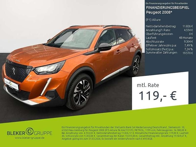 Orange Gebraucht 2023 Peugeot 2008 Allure SUV | 16.980 € (Superpreis) - Bild 1/3