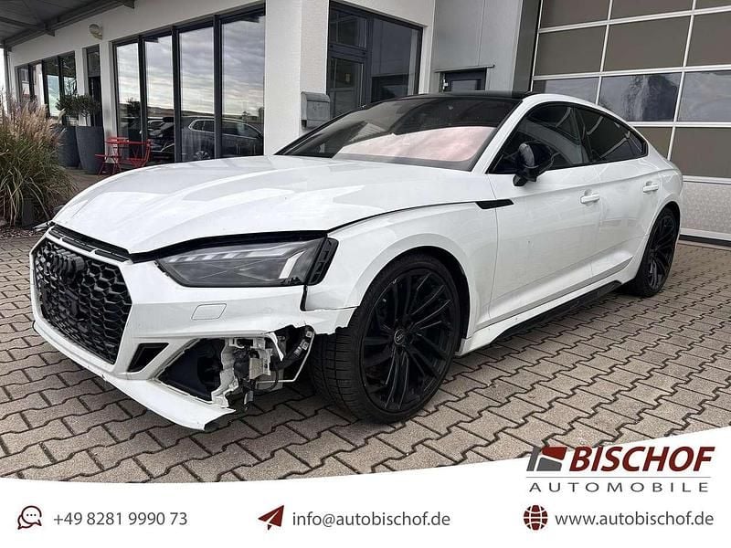 Gletscherweiß metallic Gebraucht 2022 Audi RS5 Comfort Limousine | 38.080 € - Bild 1/4