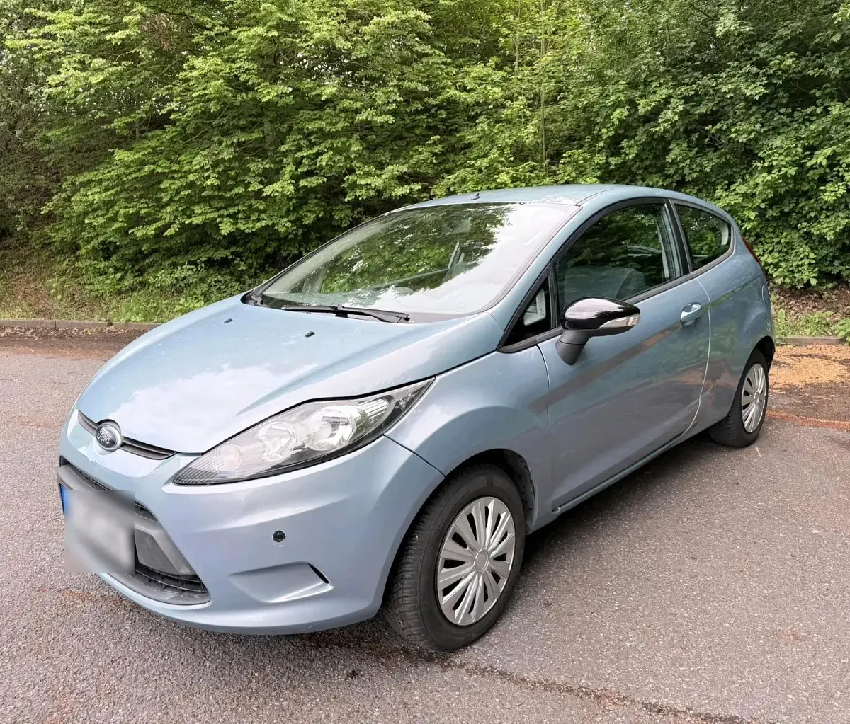 Second-hand Ford Fiesta 60 CP (44 kW) 2010 Verde Coupe