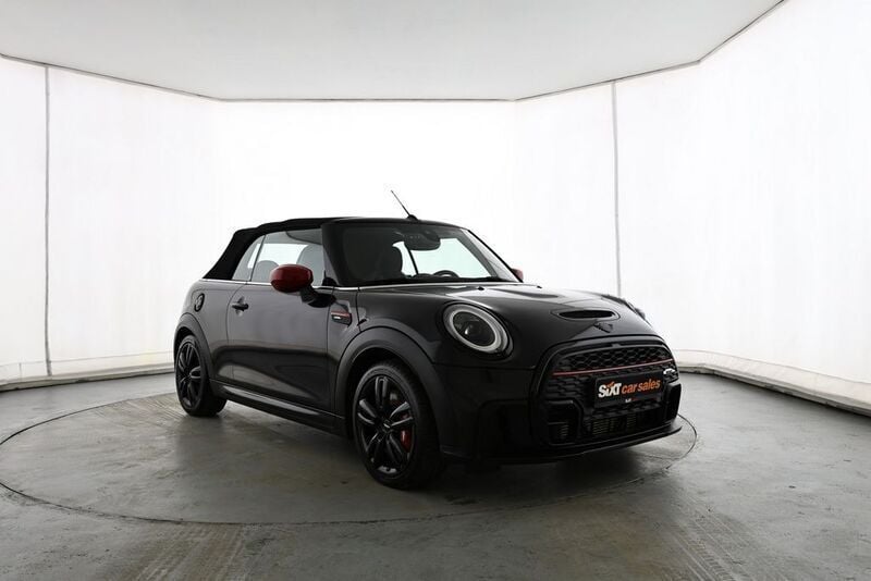Schwarz Gebraucht 2023 Mini John Cooper Works Cabriolet Cabrio | 29.660 € (Superpreis) - Bild 1/4