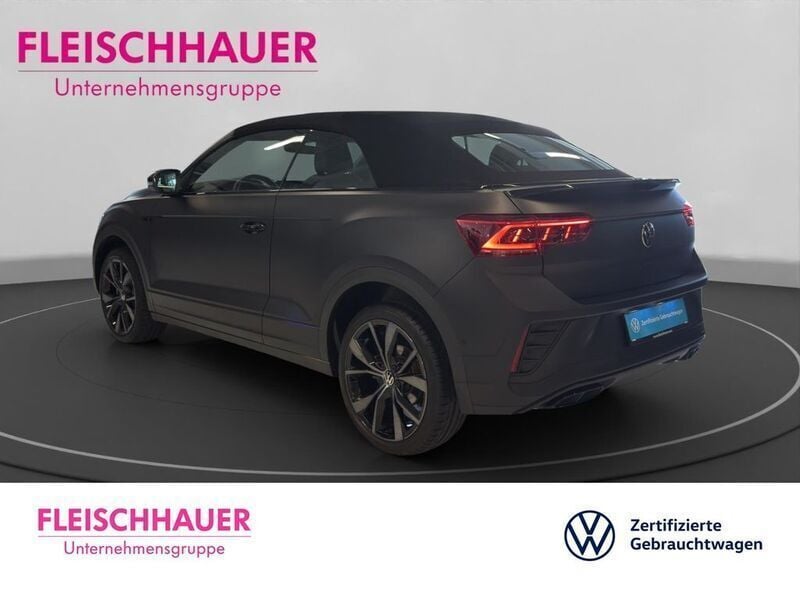Gebraucht VW T-Roc Cabriolet R-line 150 PS (110 kW) 2024 Schwarz Cabrio