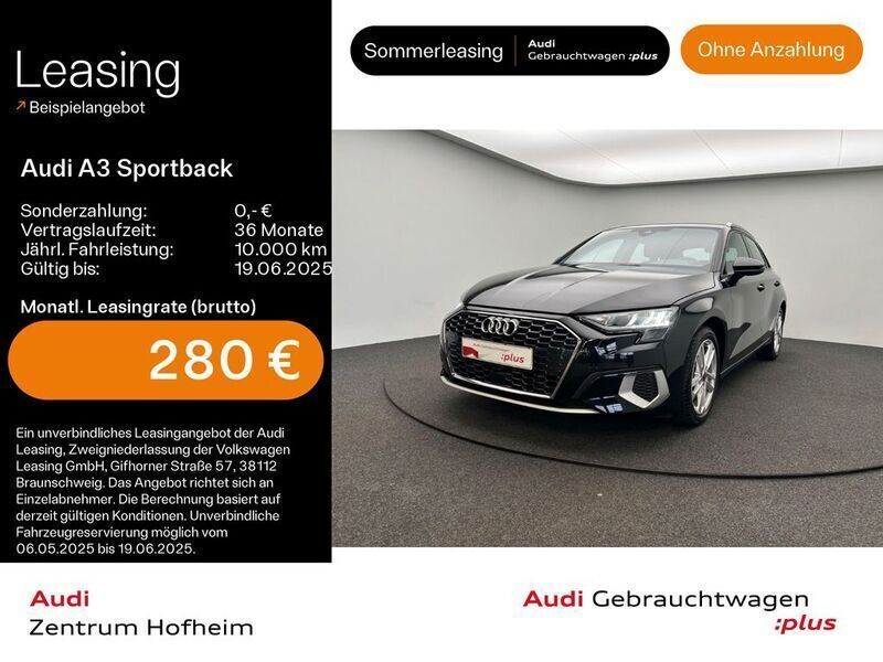 Metallic Gebraucht 2024 Audi A3 Sportback Advanced Limousine | 33.950 € (Guter Preis) - Bild 1/4
