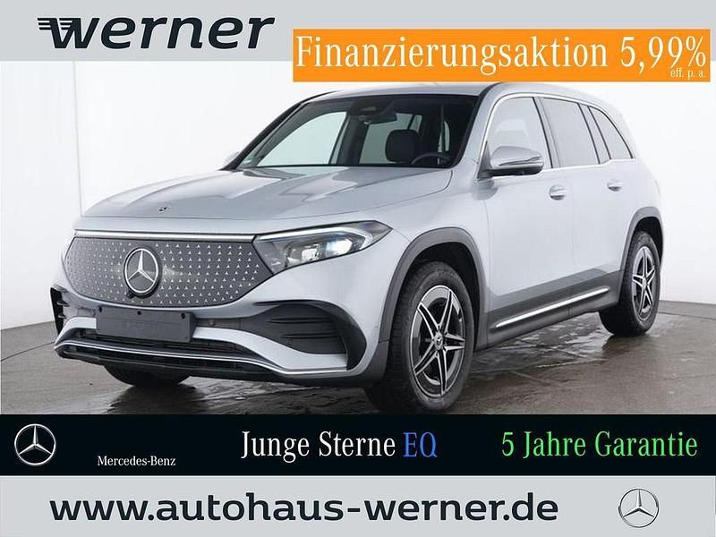 Lack hightechsilber Gebraucht 2024 Mercedes EQB300 AMG Line Premium SUV | 39.939 € (Guter Preis) - Bild 1/4